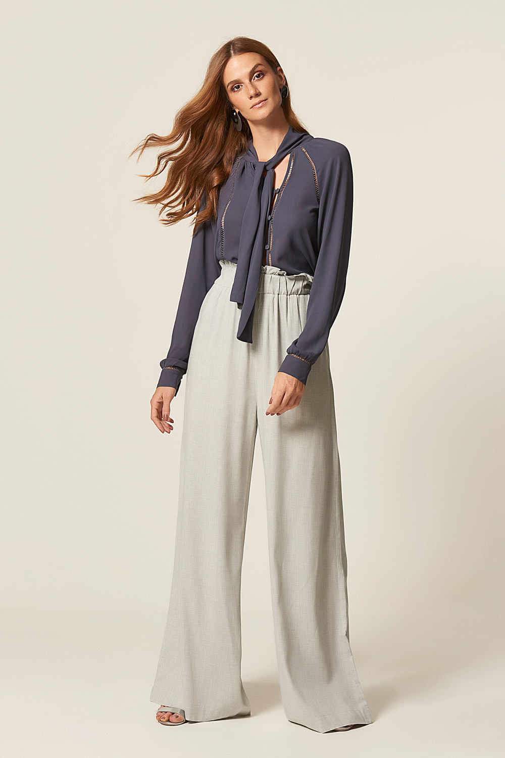 calça pantalona clochard