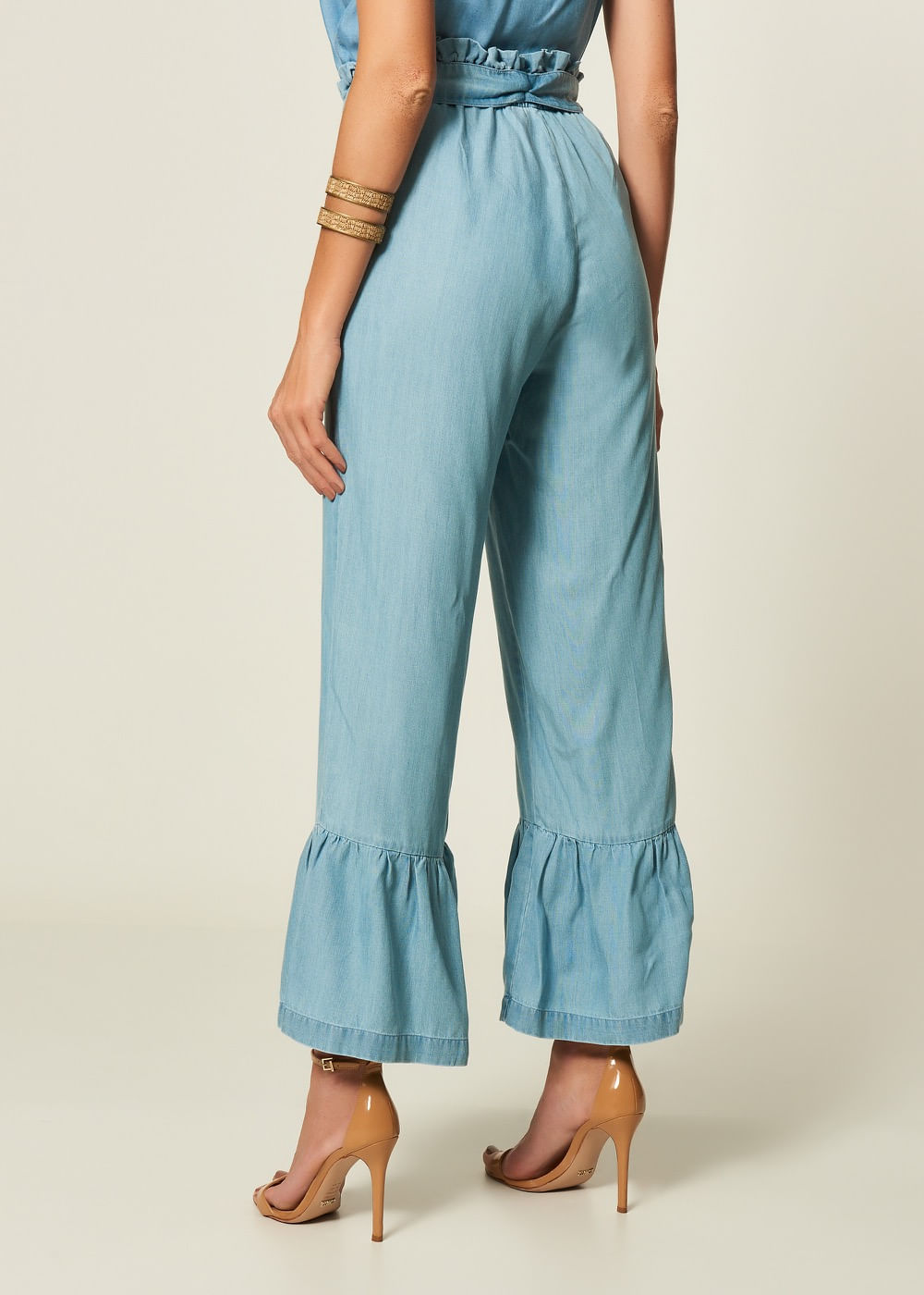 calça clochard flare