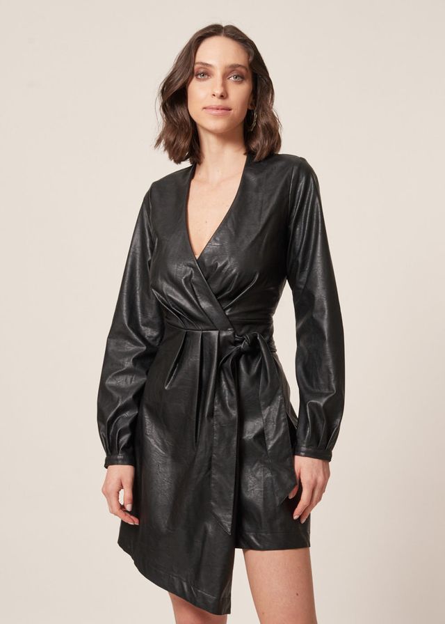 Vestido P.U Transpassado